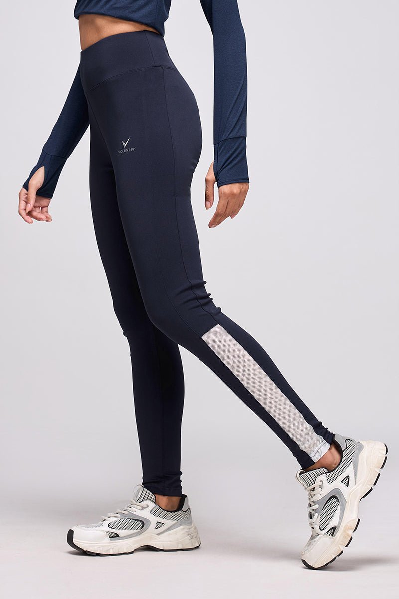 SportFlex Jeggings (Blue) - Image 4