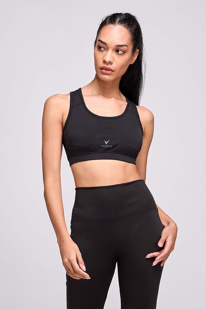 MaxMove Sports Bra (Black) - Image 2
