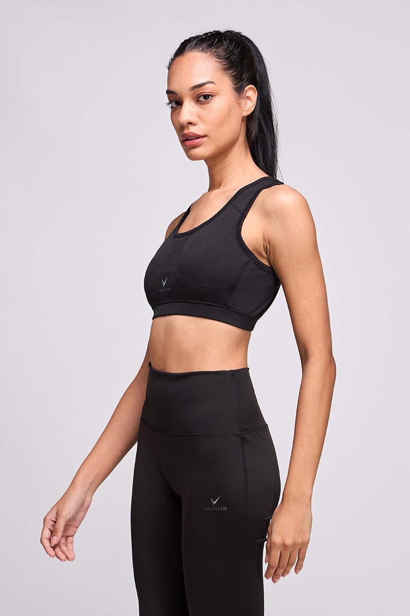 MaxMove Sports Bra (Black) - Image 4