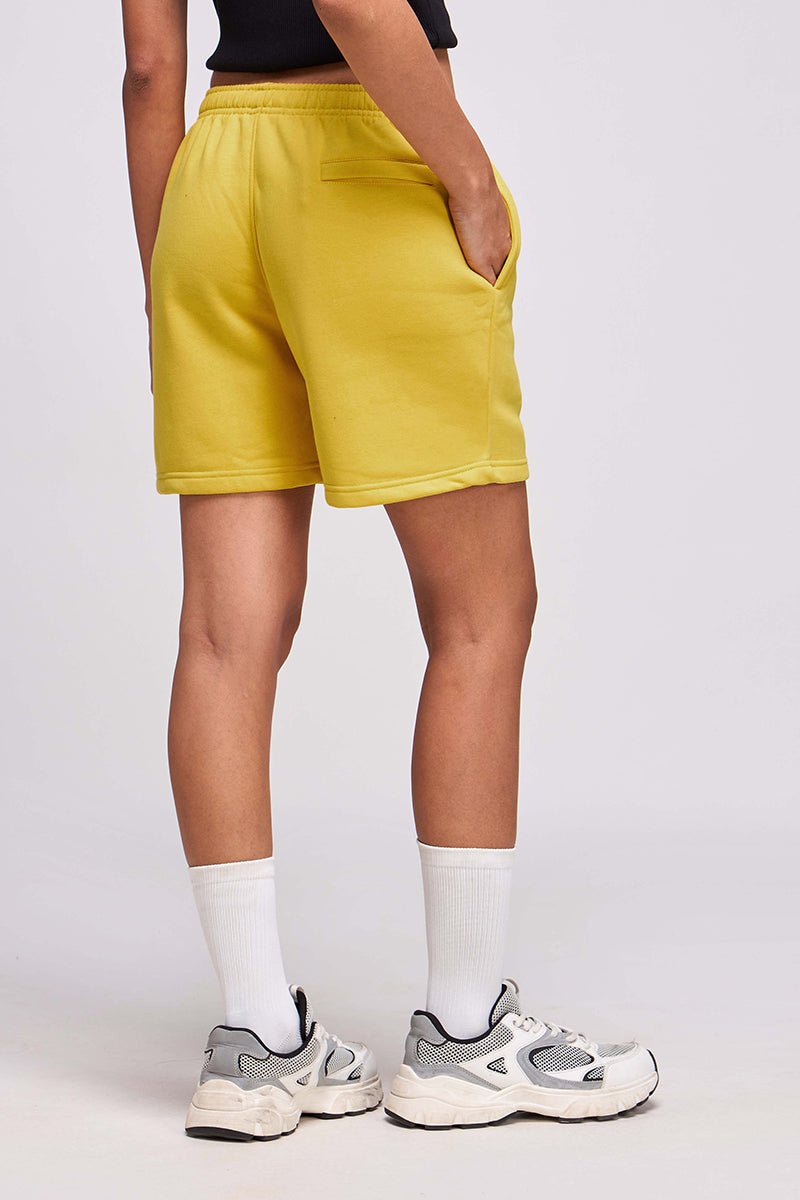 ComfyCore Fleece Shorts (Yellow) - Image 2