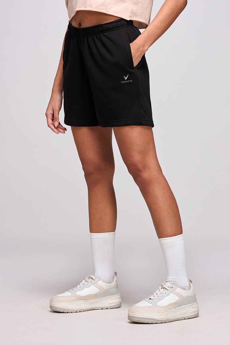 ComfyCore Fleece Shorts (Black) - Image 7