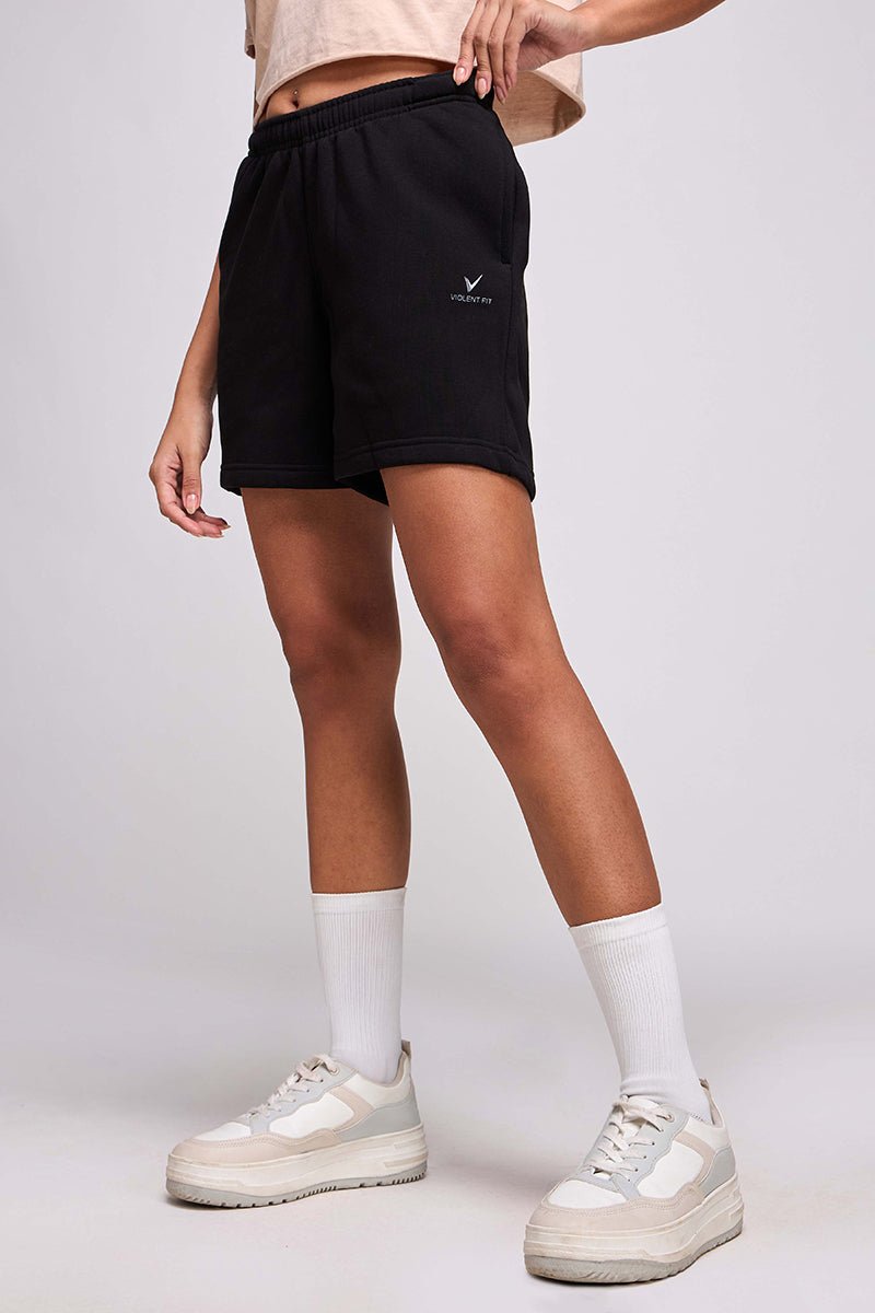 ComfyCore Fleece Shorts (Black) - Image 8