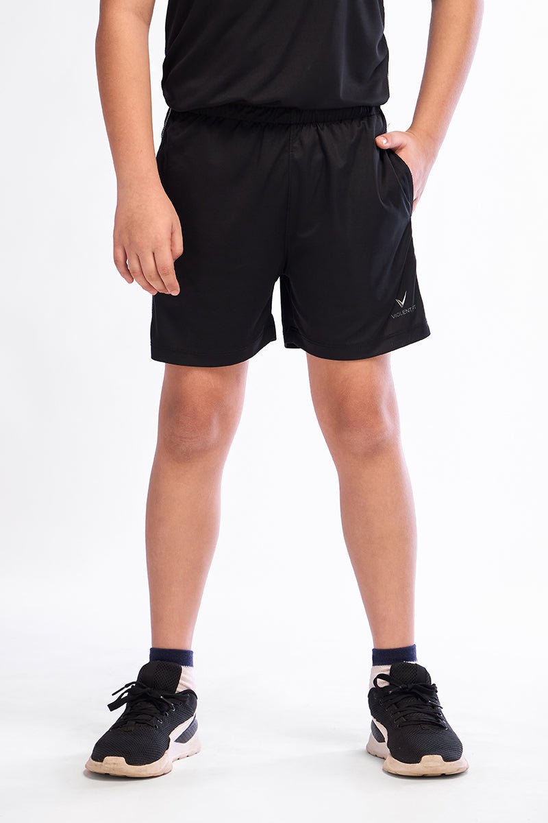 ComfyKid Fleece Shorts (Black) - Image 5