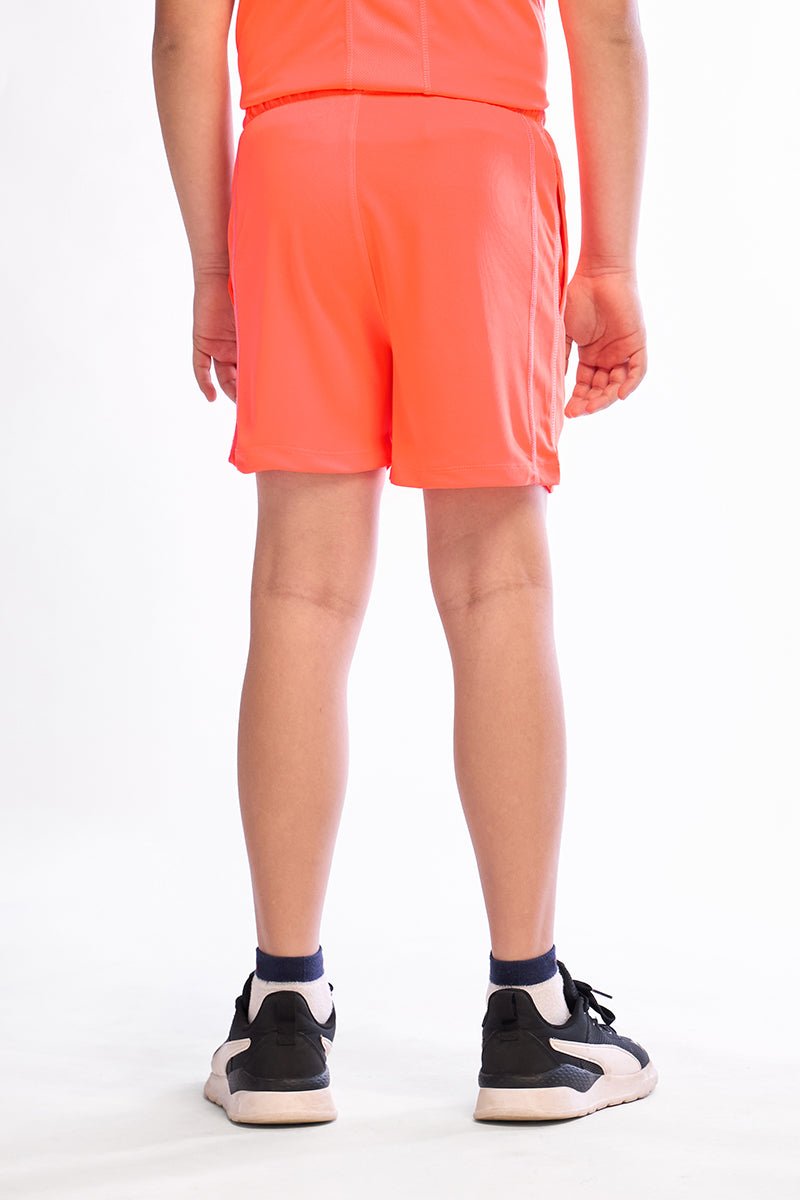 ComfyKid Fleece Shorts (Orange) - Image 2