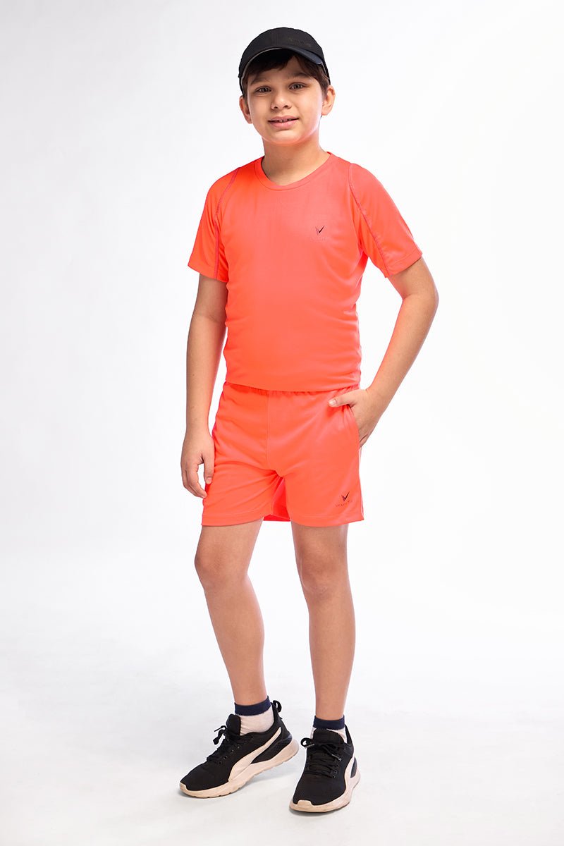 ComfyKid Fleece Shorts (Orange) - Image 5