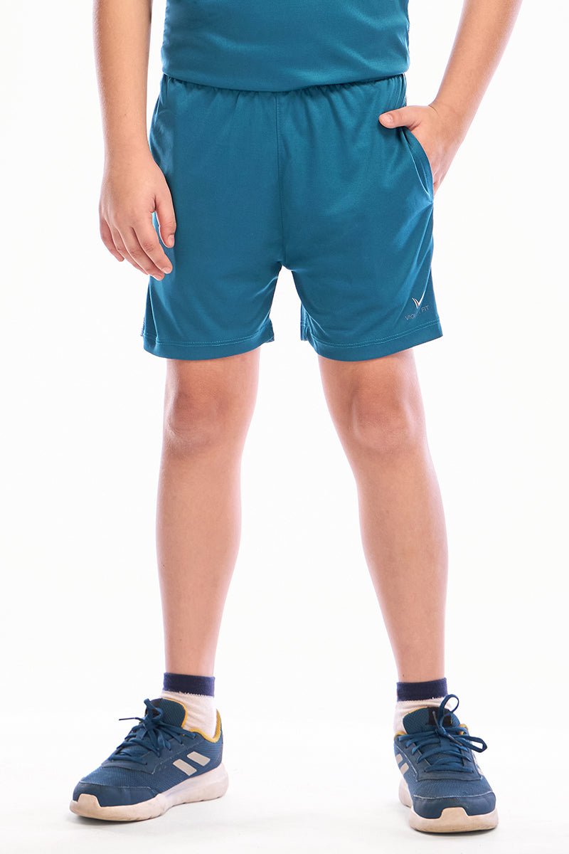ComfyKid Fleece Shorts (Blue) - Image 3