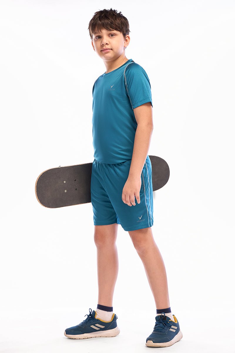 ComfyKid Fleece Shorts (Blue) - Image 6