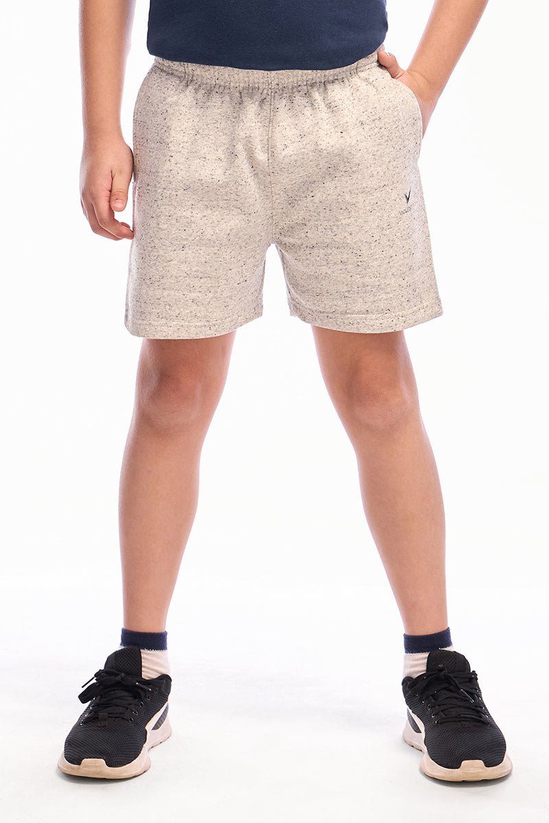 ComfyKid Fleece Shorts (Off White) - Image 5
